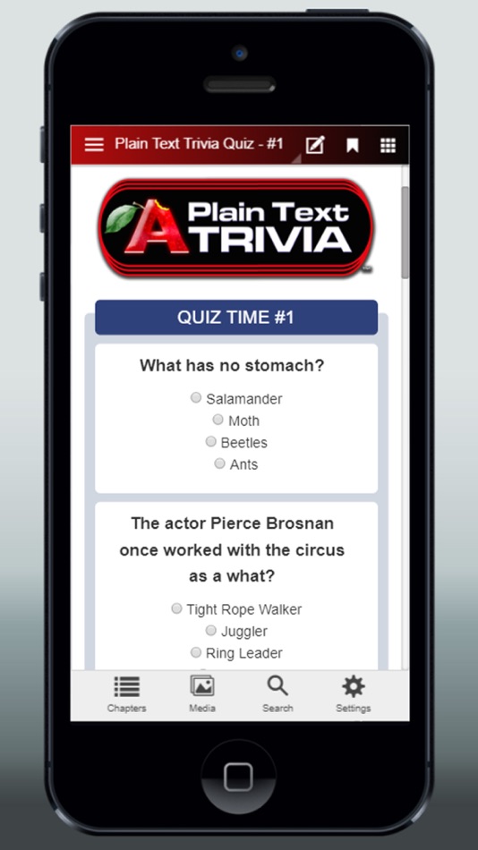 #2. Animated Trivia Challenge (iOS) 由: Steve Stark