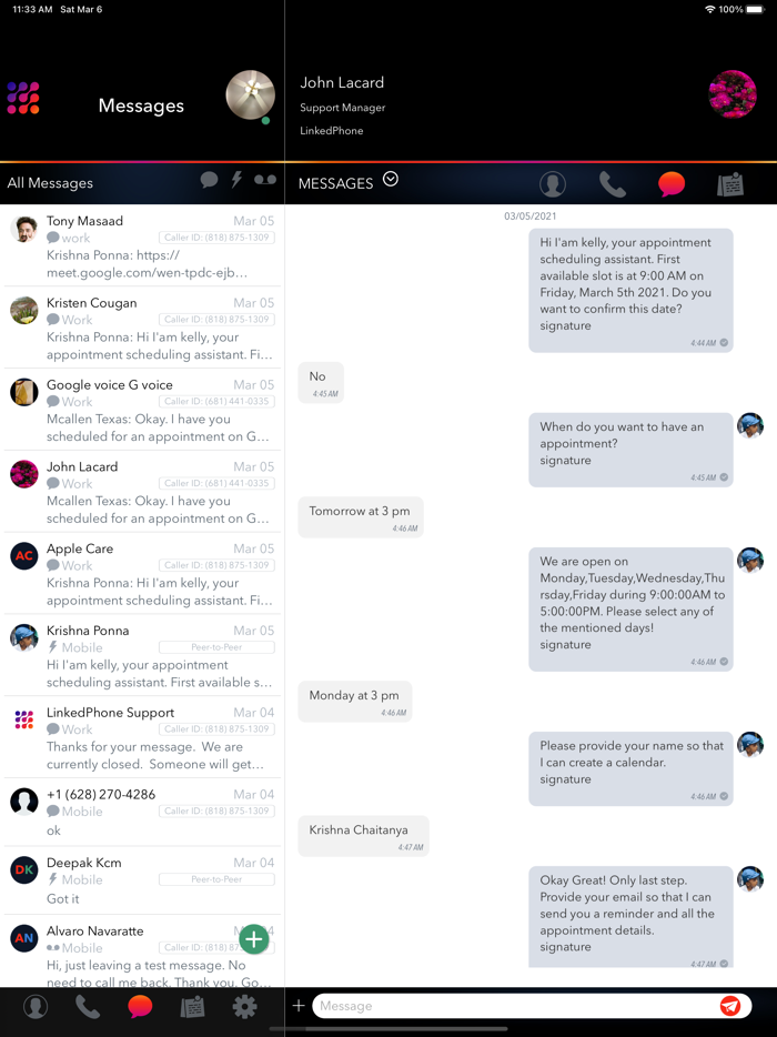 2nd Line Business Phone Number