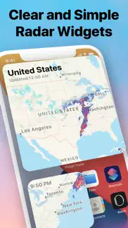 weather radar widget iphone screenshot 1