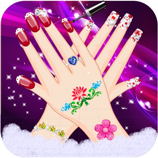 Princess Nail Spa Salon Beauty Fashion Girls Games icon