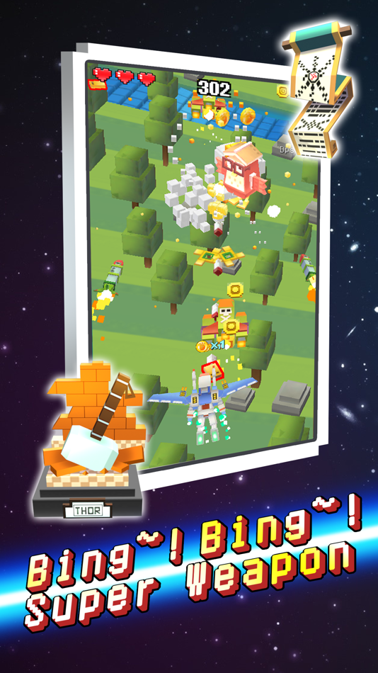 #3. Hunting Skies - Pixel World (iOS) 来自: LQ-Game