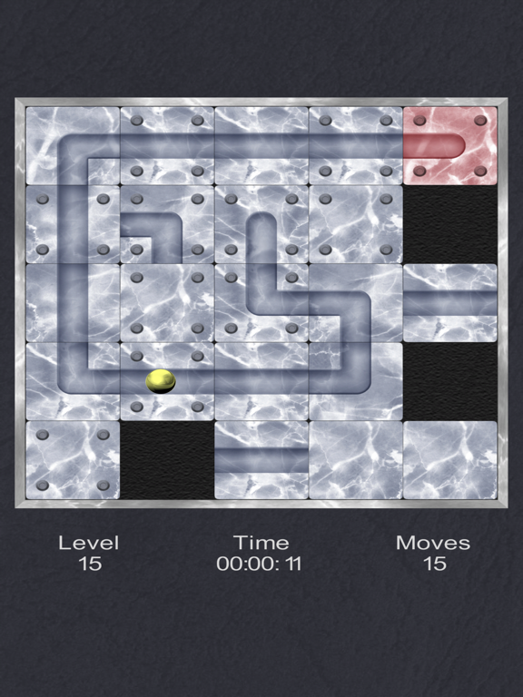 Roll the Ball through the maze iPad screenshot