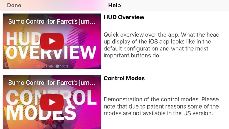 Sumo Control for Parrot's jumping Drones screenshot-3