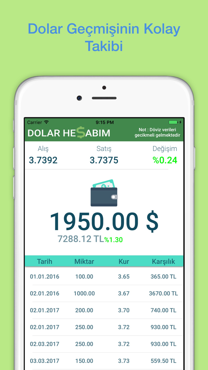Dolar Hesabım screenshot 3