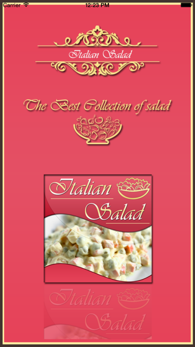 Screenshot #1 pour Italian Salad Recipes