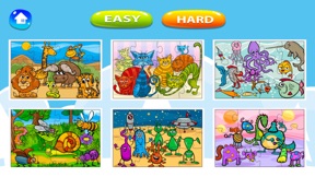 Cartoon Puzzle for Kids Jigsaw Puzzles Game free screenshot