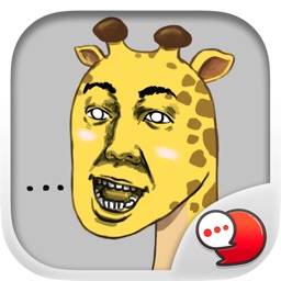 Jookgru Giraffe Cartoon Stickers for iMessage