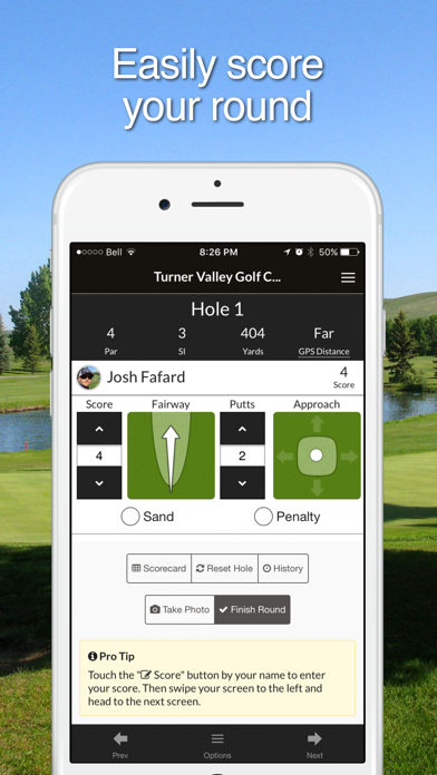 Turner Valley Golf Club Screenshot