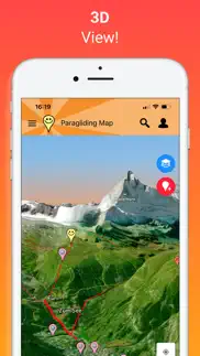 paragliding map iphone screenshot 3