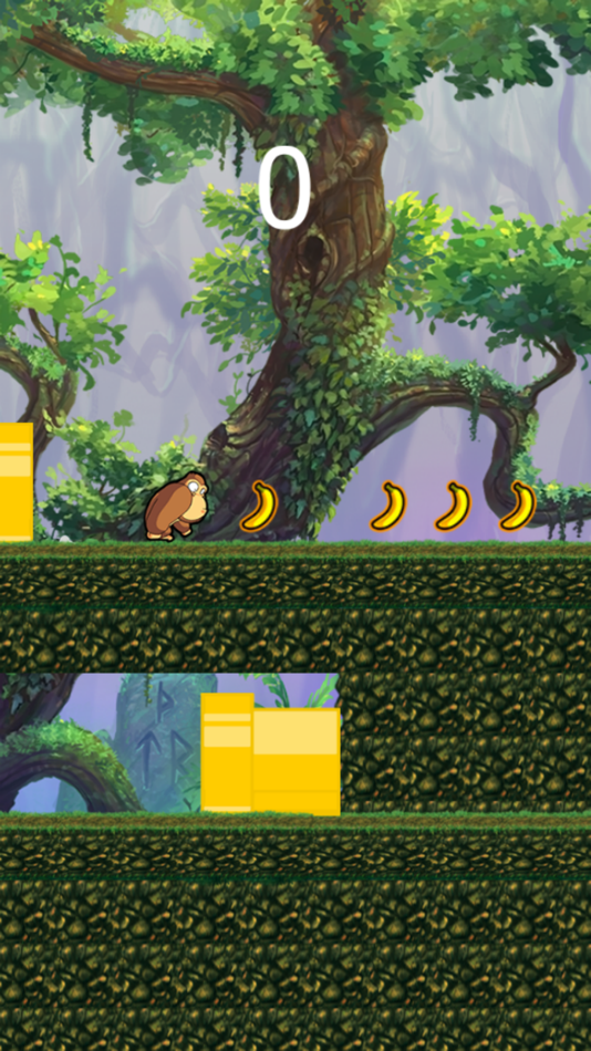 #1. super monkey kong run & jump in forest adventure (iOS) By: Alongkorn Wongvisate