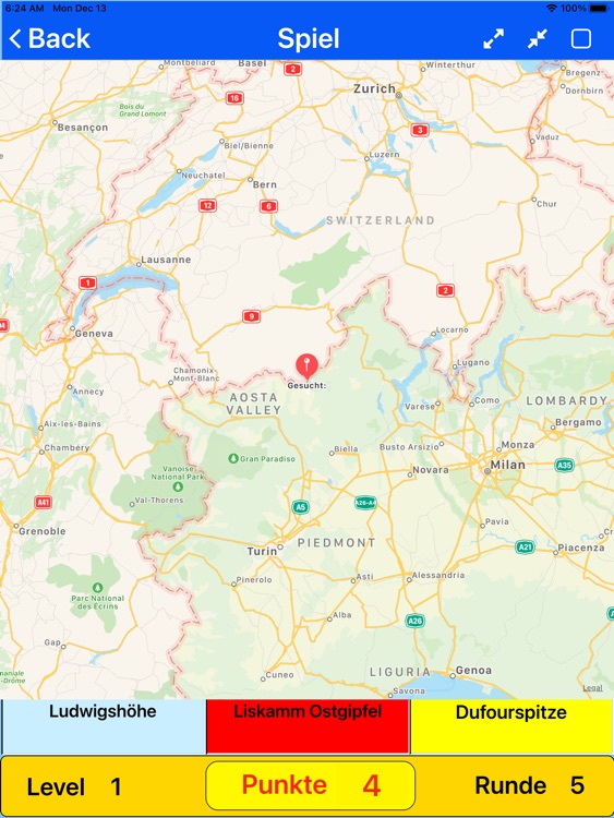 Schweizer Berg Quiz screenshot-3