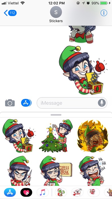 Screenshot #3 pour Christmas Santa Funny Sticker