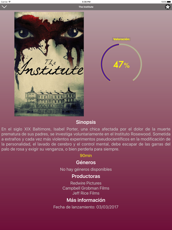 Screenshot #5 pour MoviesPocket