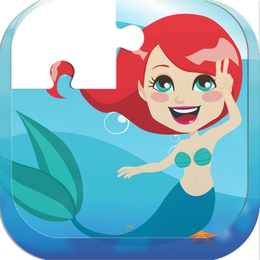 Game For Kids : Mermaid Princess Puzzle Jigsaw