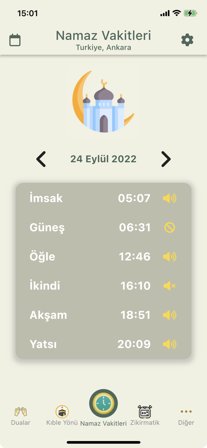 Ezan Saati - Zikirmatik Kıble