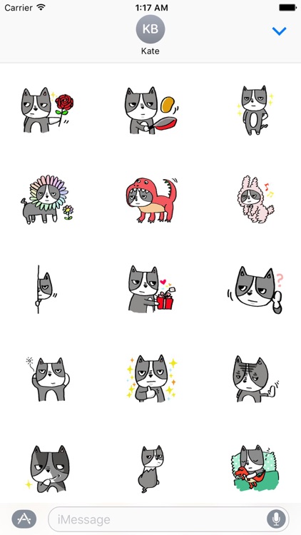 Many Stickers Of Cool Boston Terrier