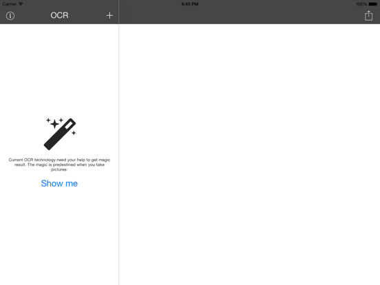 English OCR iPad screenshot 4 - Productivity app