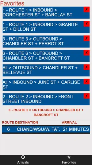 Worcester WRTA Bus Tracker screenshot 1