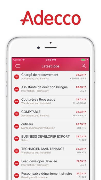 Screenshot #3 pour Adecco Tunisia