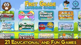 first grade learning games iphone screenshot 1