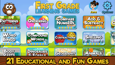 First Grade Learning Games Screenshot