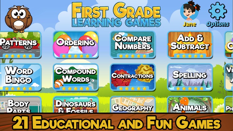 First Grade Learning Games screenshot-0