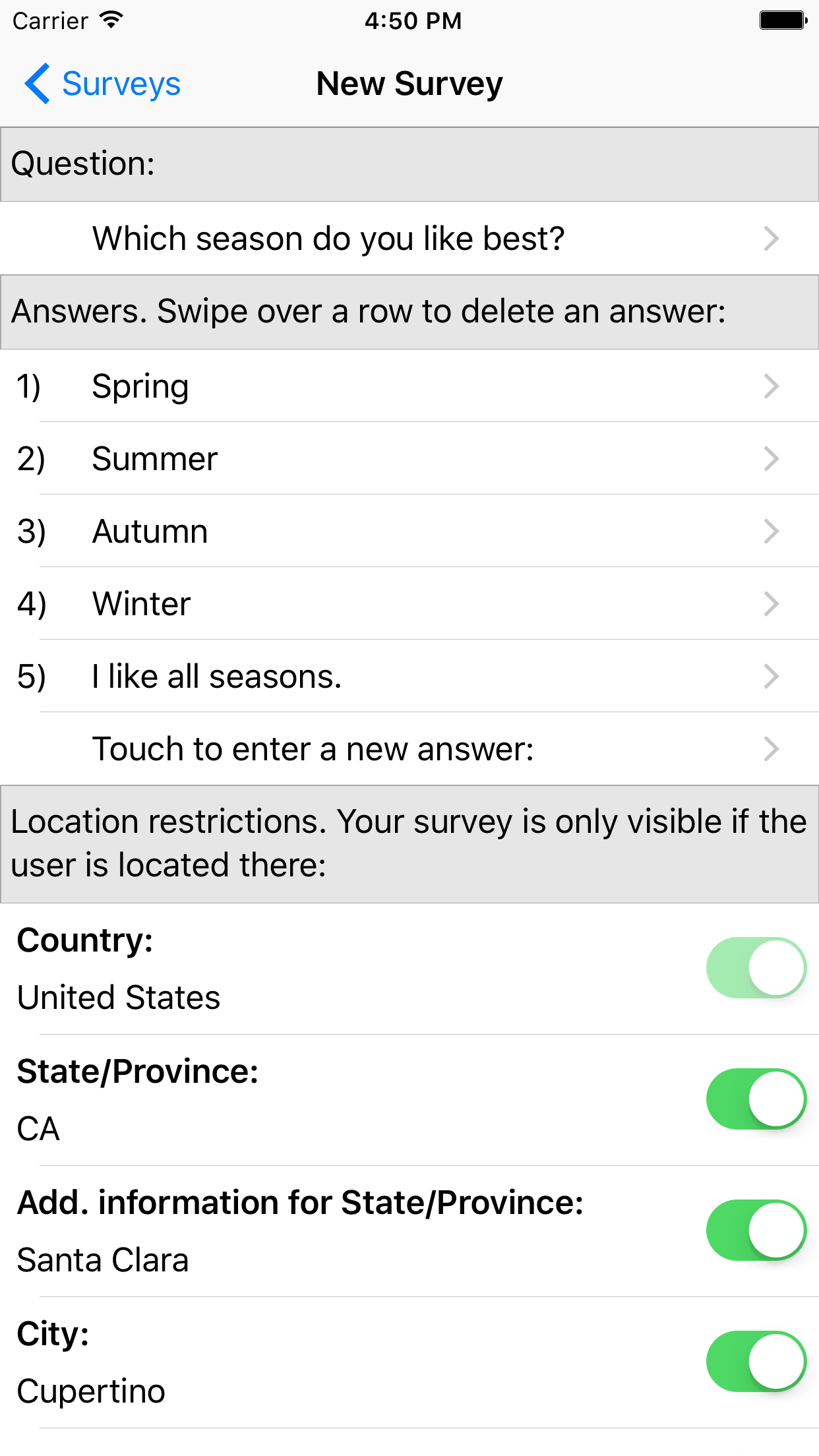 Easy Surveys screenshot 3