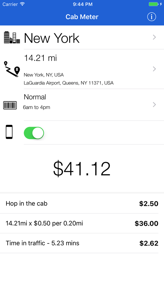 World Cab Meter - 3.5 - (iOS)