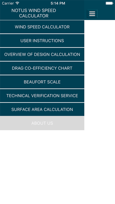 Screenshot #1 pour Notus Wind Speed Calculator