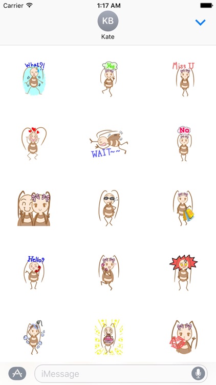 Funny Cockroachs Stickers