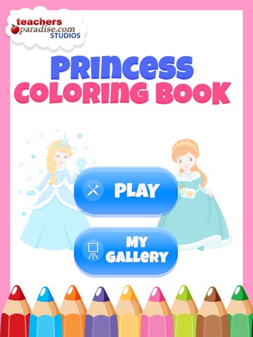 Princess Coloring Book Game for Kidsのおすすめ画像1