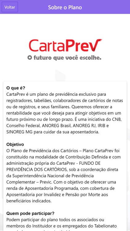 Meu Futuro - CartaPrev