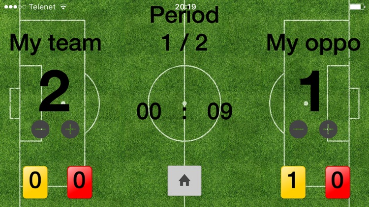 My Team's soccer score keeper