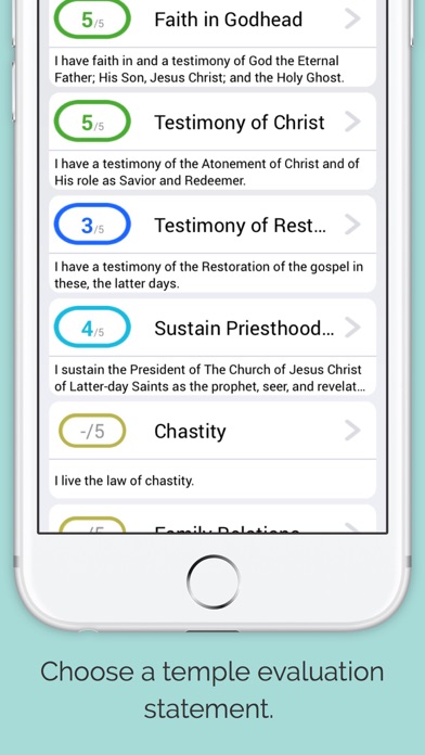 LDS Temple Recommend Evaluation - Lite screenshot 2