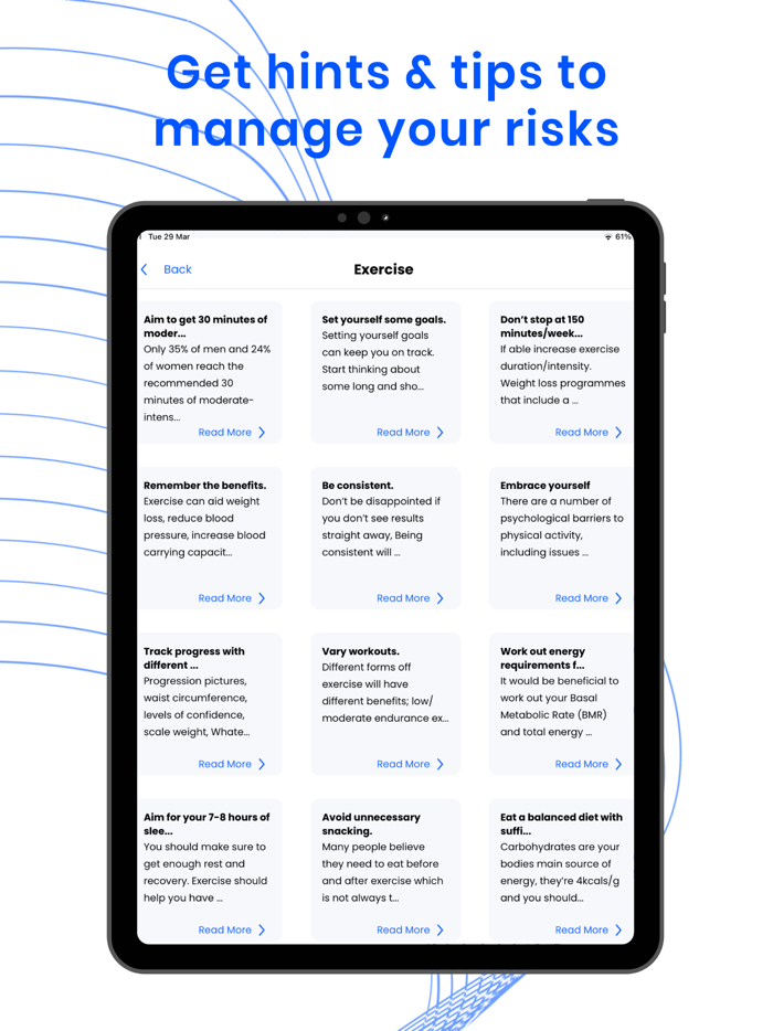 Intellin Diabetes Log and Risks