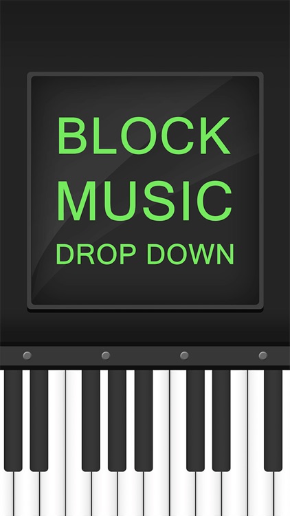 Block Music Drop Down - brain skill game