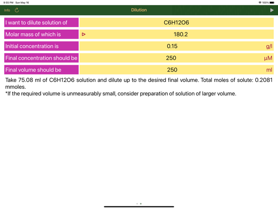 Screenshot #6 pour Chemical Solution Simple