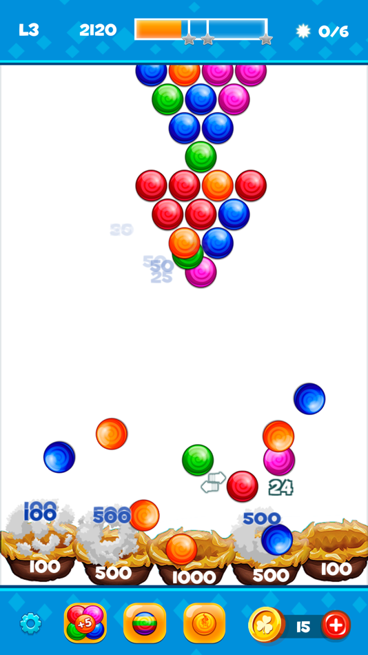 #2. Bubble Shooter Brain Puzzles (iOS) 由: ZIROTEK Corp.