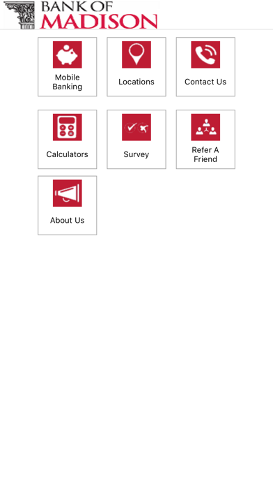 Bank of Madison Mobile Banking Screenshot