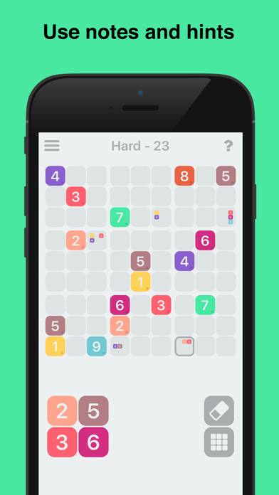 Sudoku Numbers Screenshot