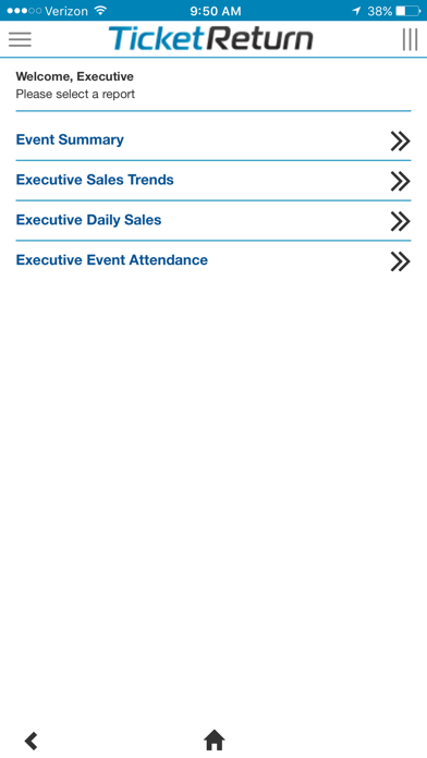 Screenshot #3 pour TicketReturn - Executive Reports