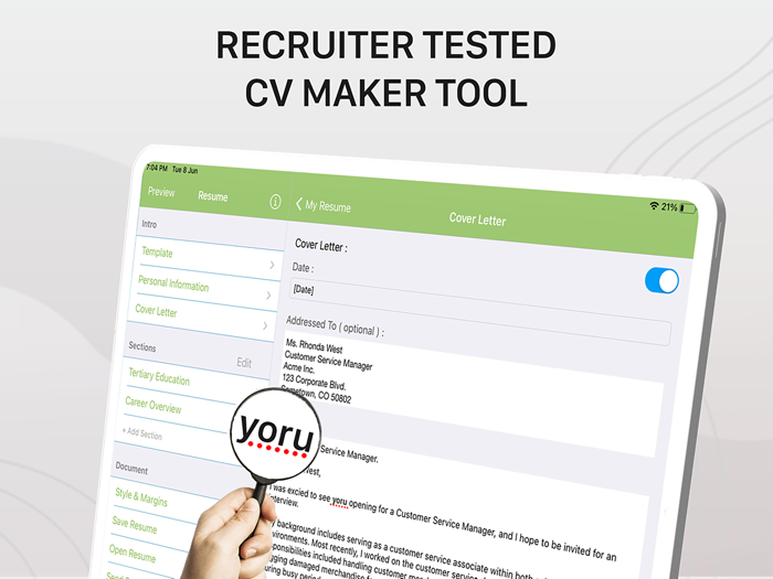 Resume Builder · CV Maker