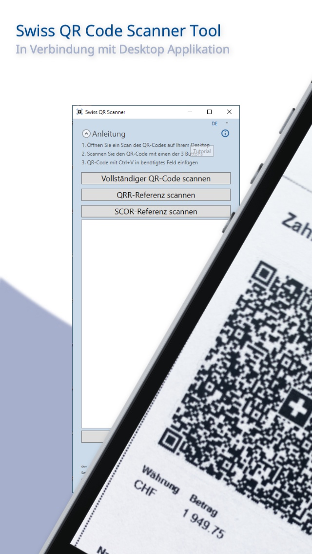 Swiss QR Scanner Tool