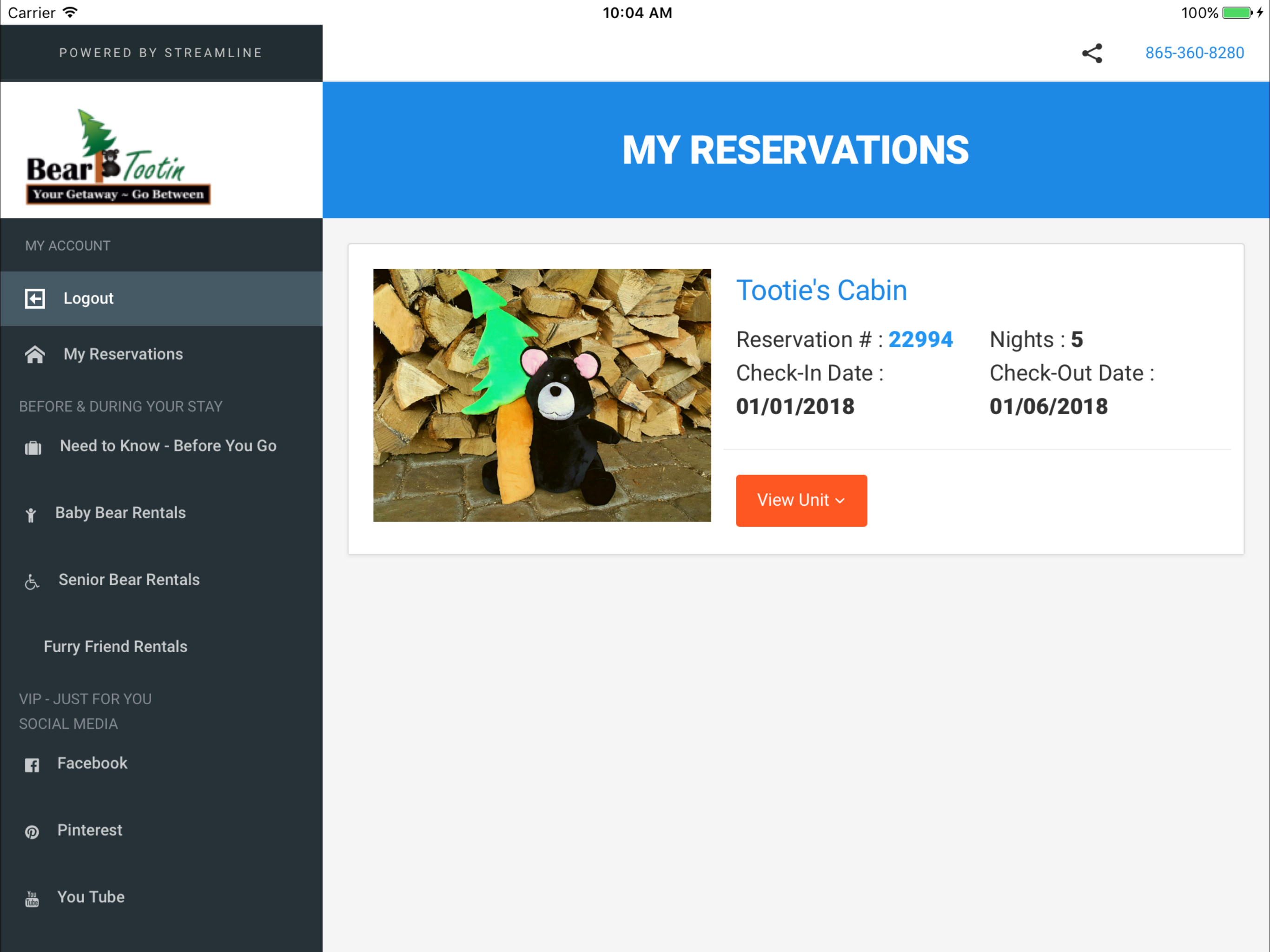 Bear Tootin Cabin Rentals screenshot 4