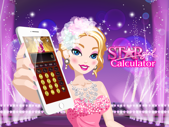 Star Girl Calculator iPad screenshot 1 - Productivity app