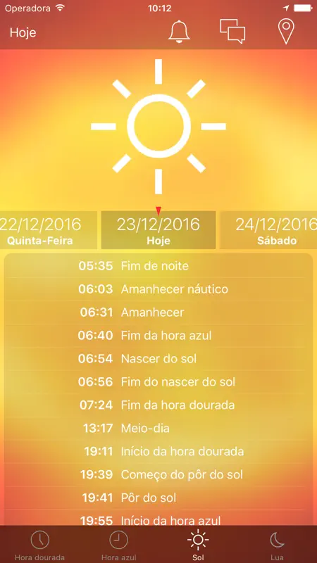 Nascer do sol Pôr do sol screenshot 3 of 5