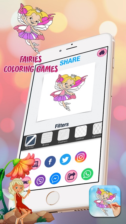 Fairies Coloring Games Free screenshot-4