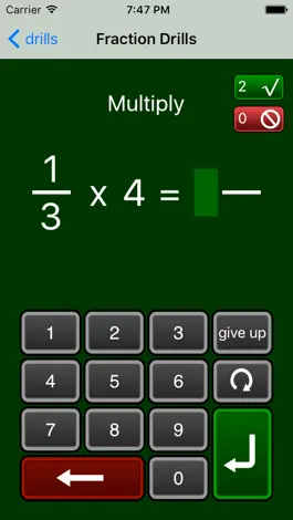 Game screenshot Fraction Drills Free hack
