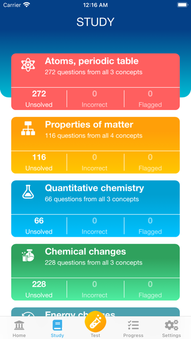 The GCSE Chemistry App - AQA Screenshot