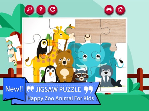 活気のある動物園の動物のジグソーパズルゲームのおすすめ画像3